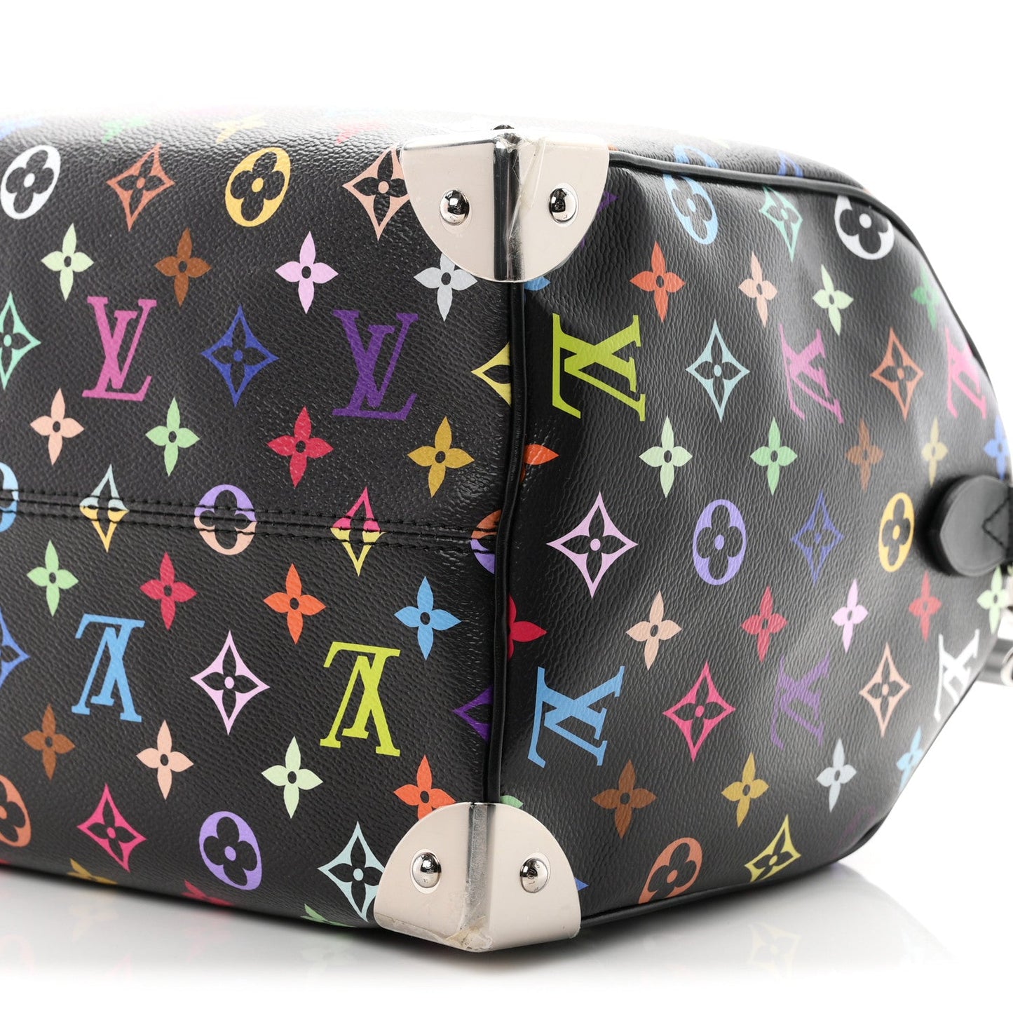 LV X TM Monogram Multicolor Speedy Soft 30 Black