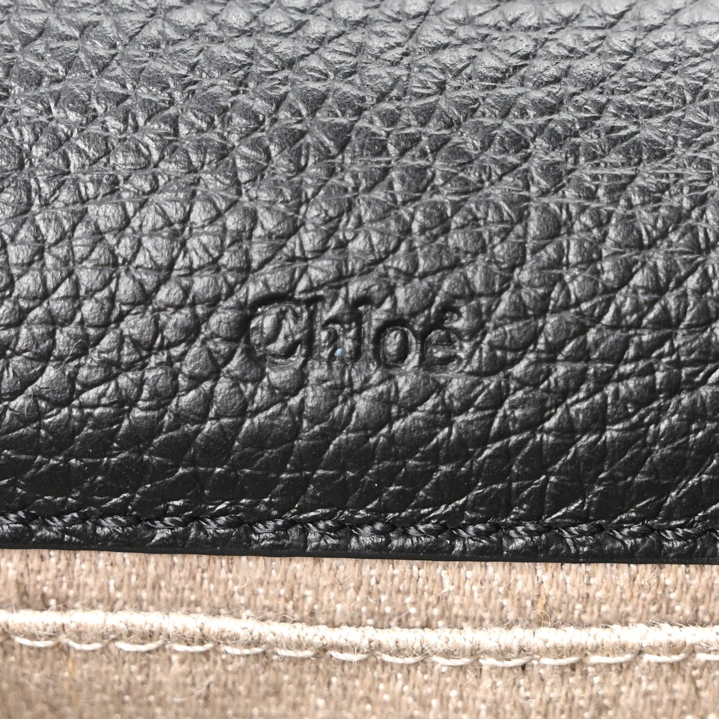 Calfskin Nano Marcie Saddle Bag Black
