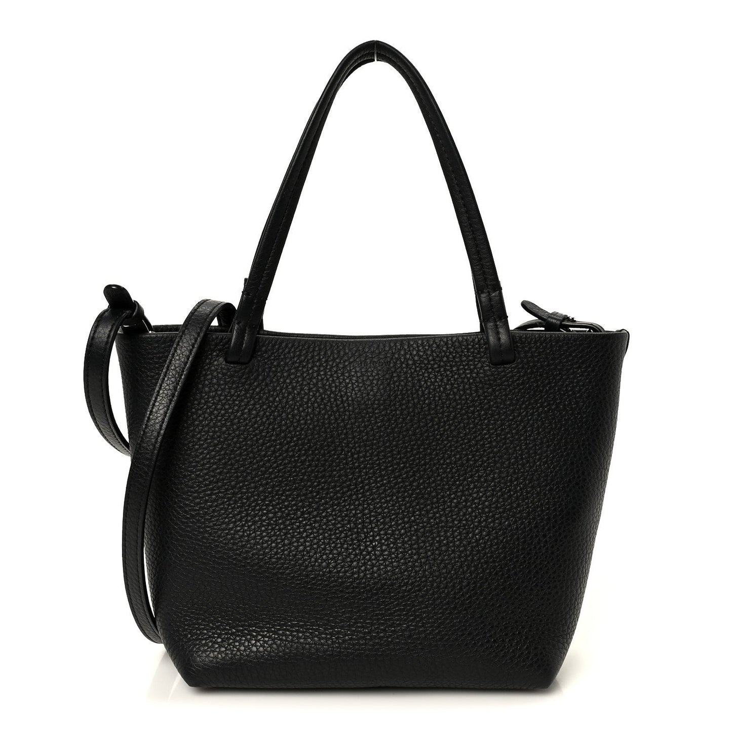 Grained Calfskin Small Park Tote Black