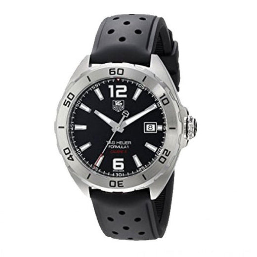 Tag Heuer Formula 1 Automatic Black Dial Black Rubber Strap Watch for Men - WAZ2113.FT8023