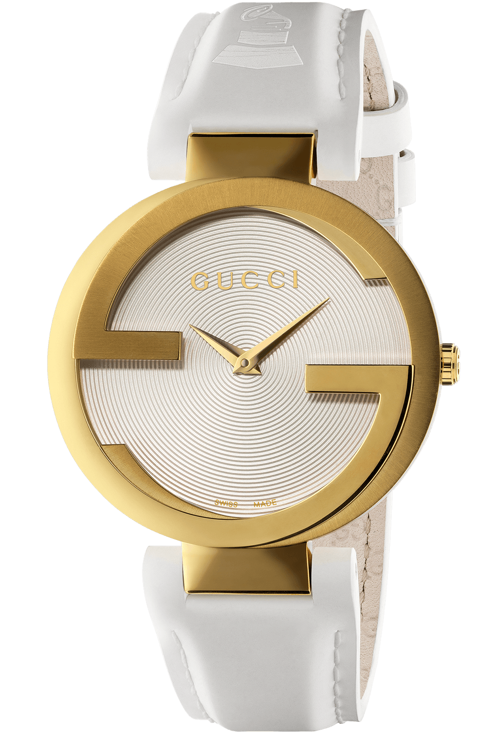 Gucci Interlocking Latin Grammy Special Edition Gold Watch For Women - YA133313