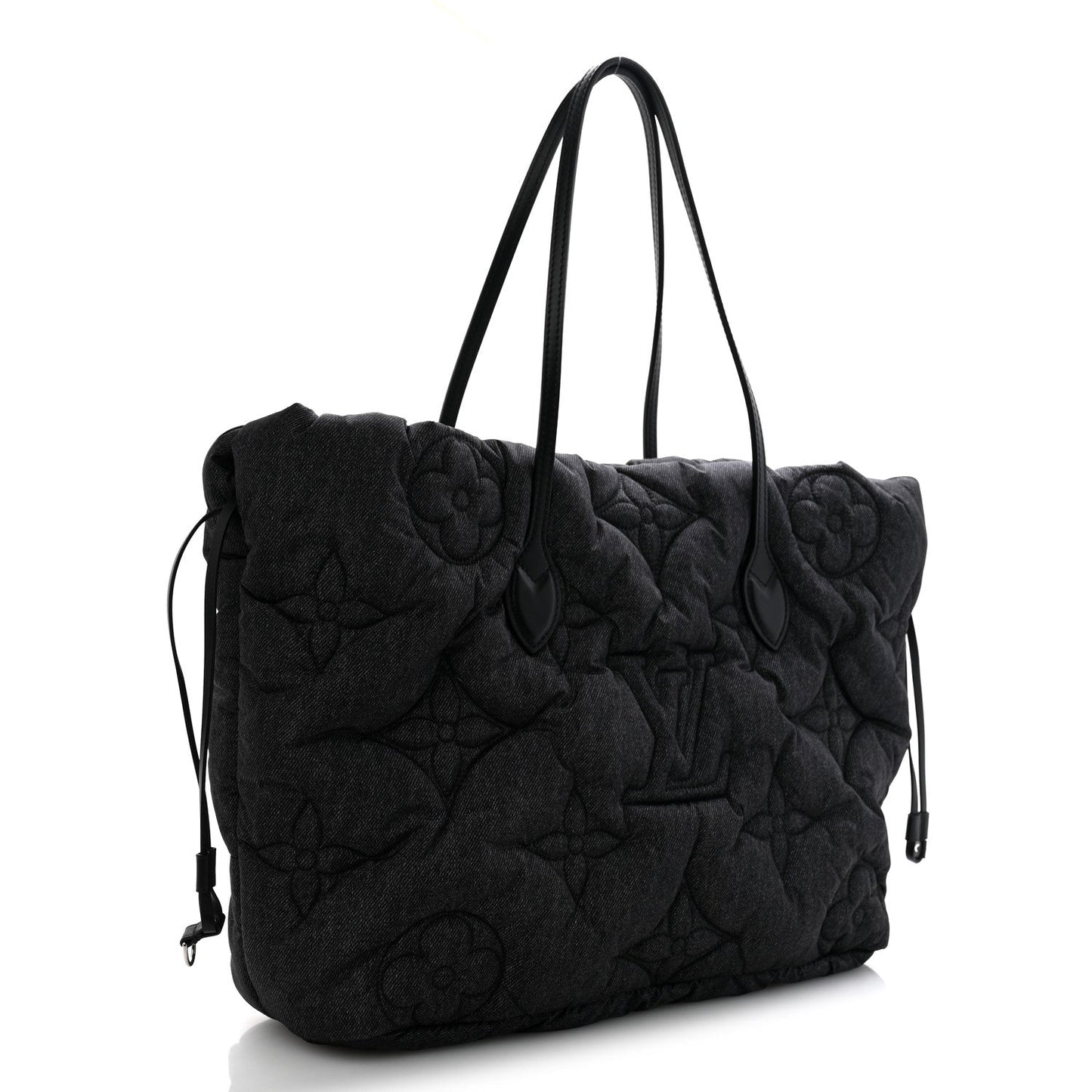 Nylon Reversible Neverfull Inside Out MM Black Jeans