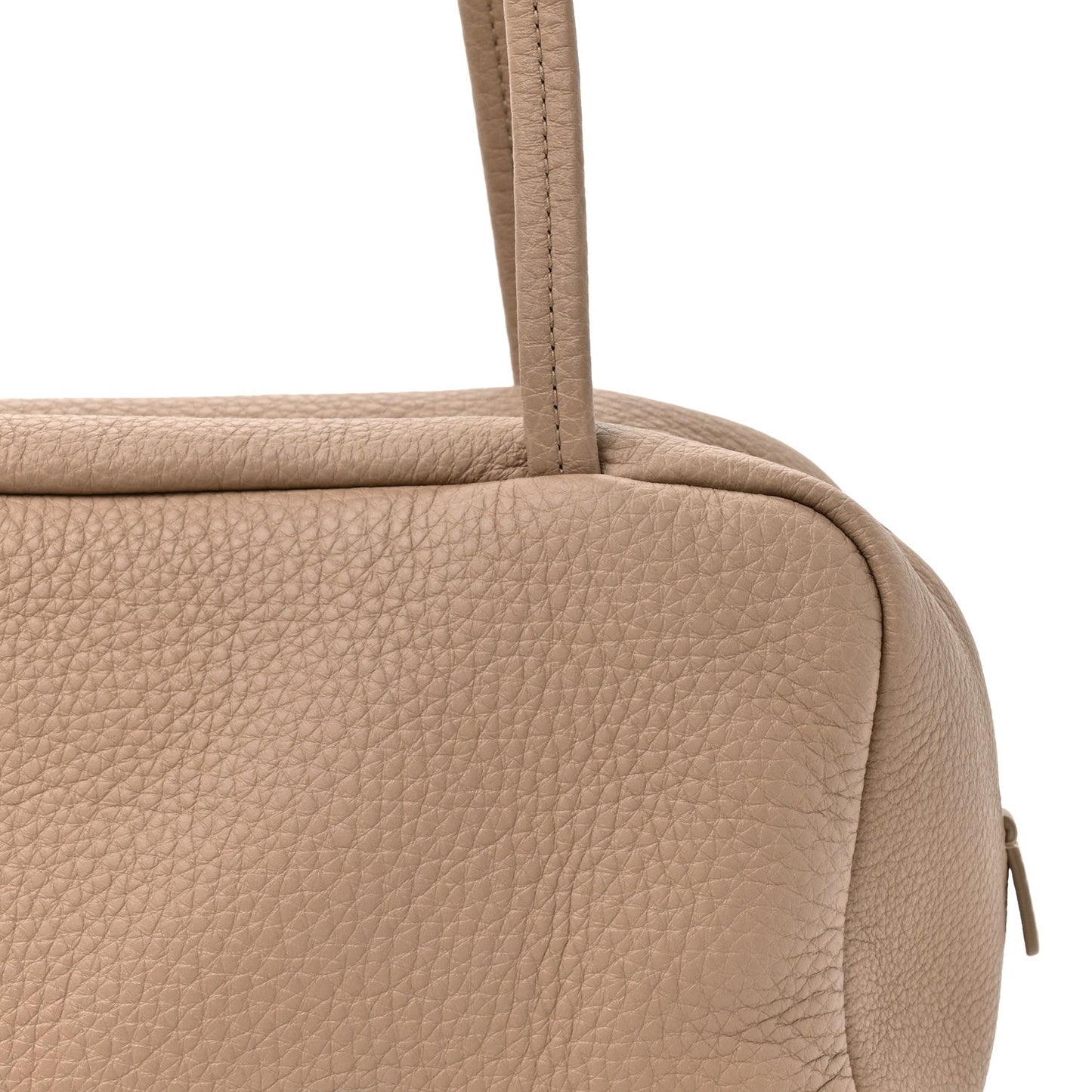 Grained Calfskin Astra Bag Dark Taupe