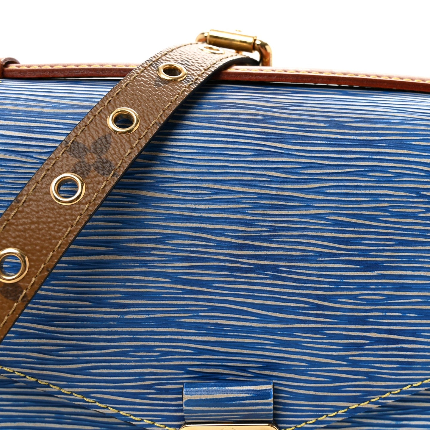 Epi Reverse Monogram Pochette Metis Denim Light