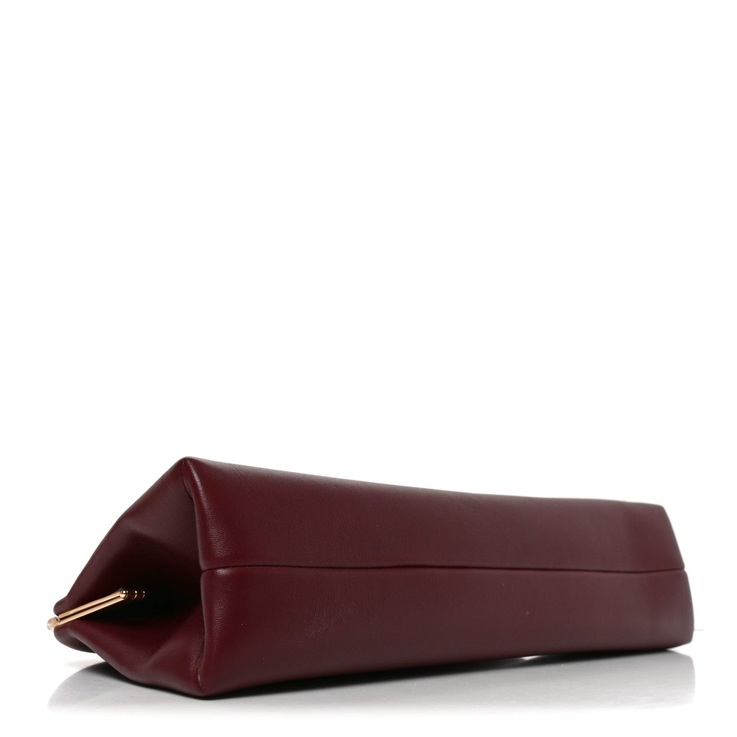 Lambskin Large Clutch Burgundy