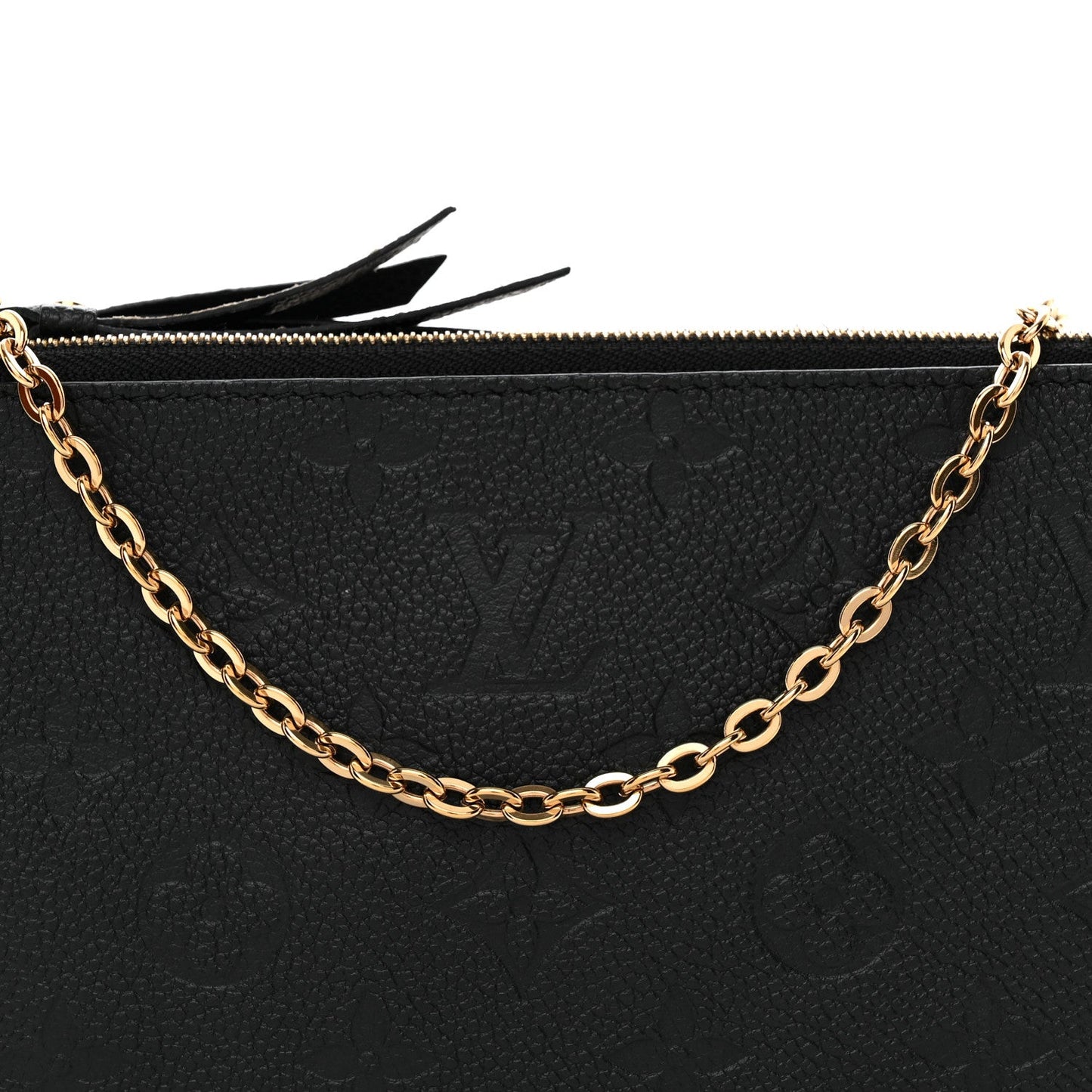 Empreinte Double Zip Pochette Black