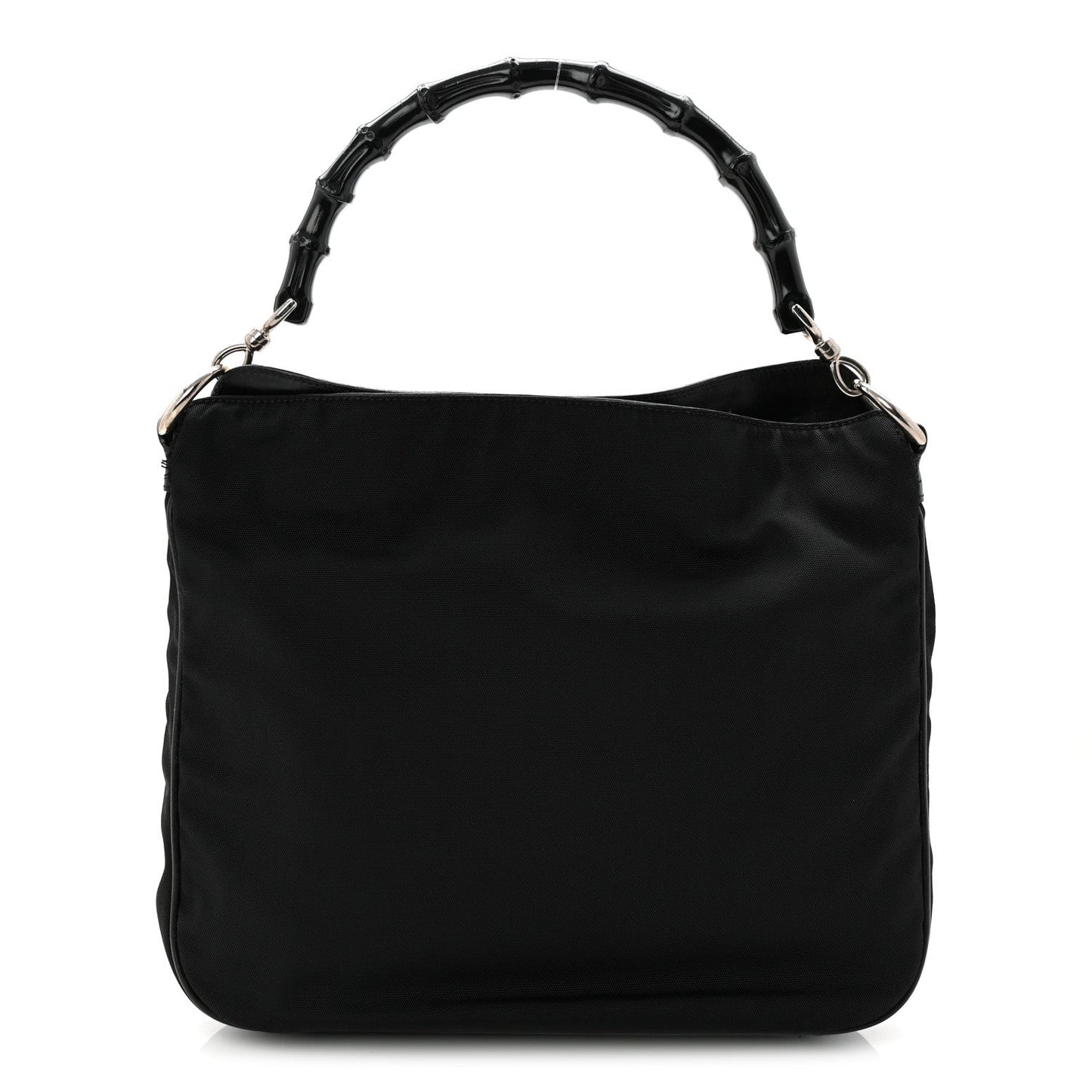 Nylon Bamboo Hobo Black
