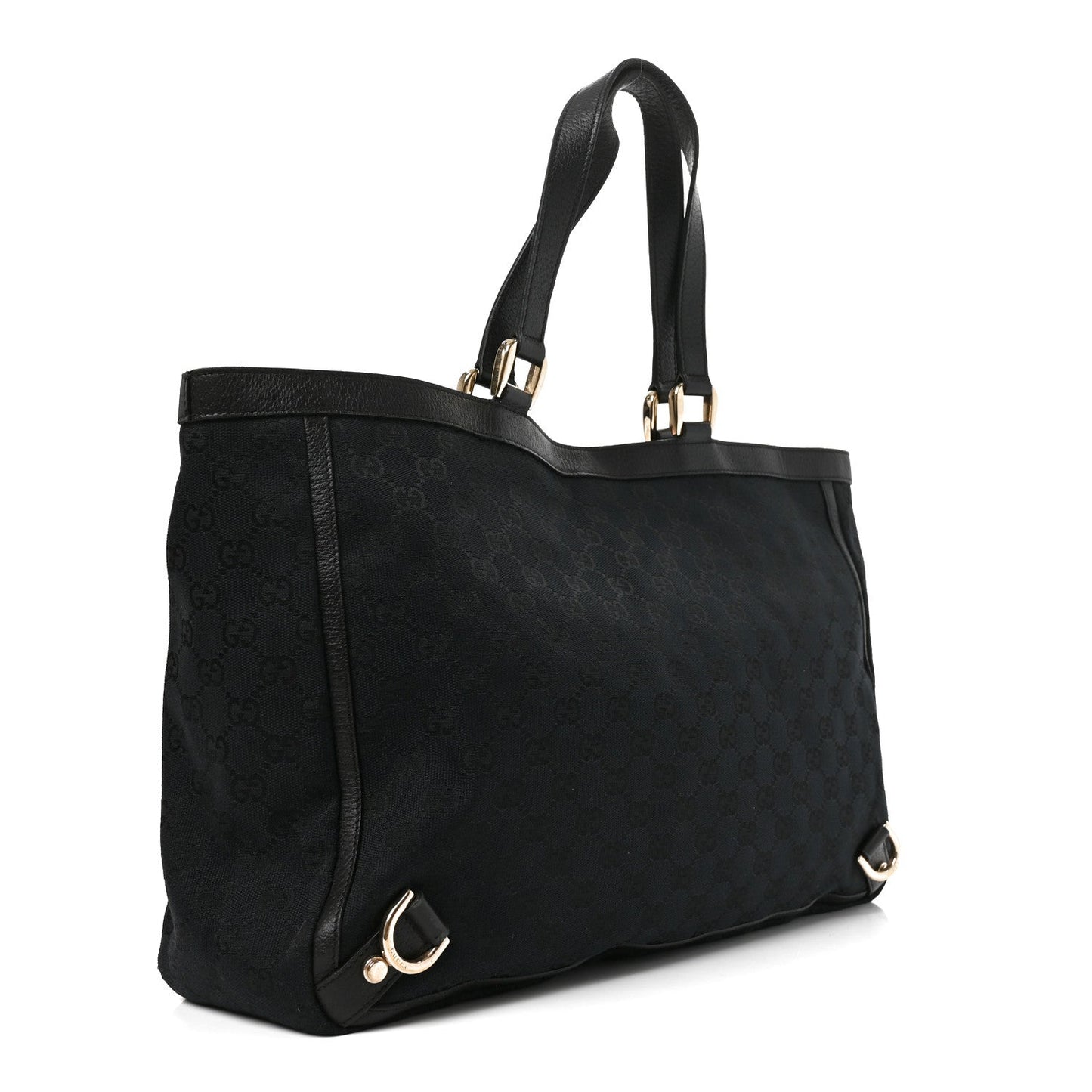 Monogram Large Abbey Tote Black