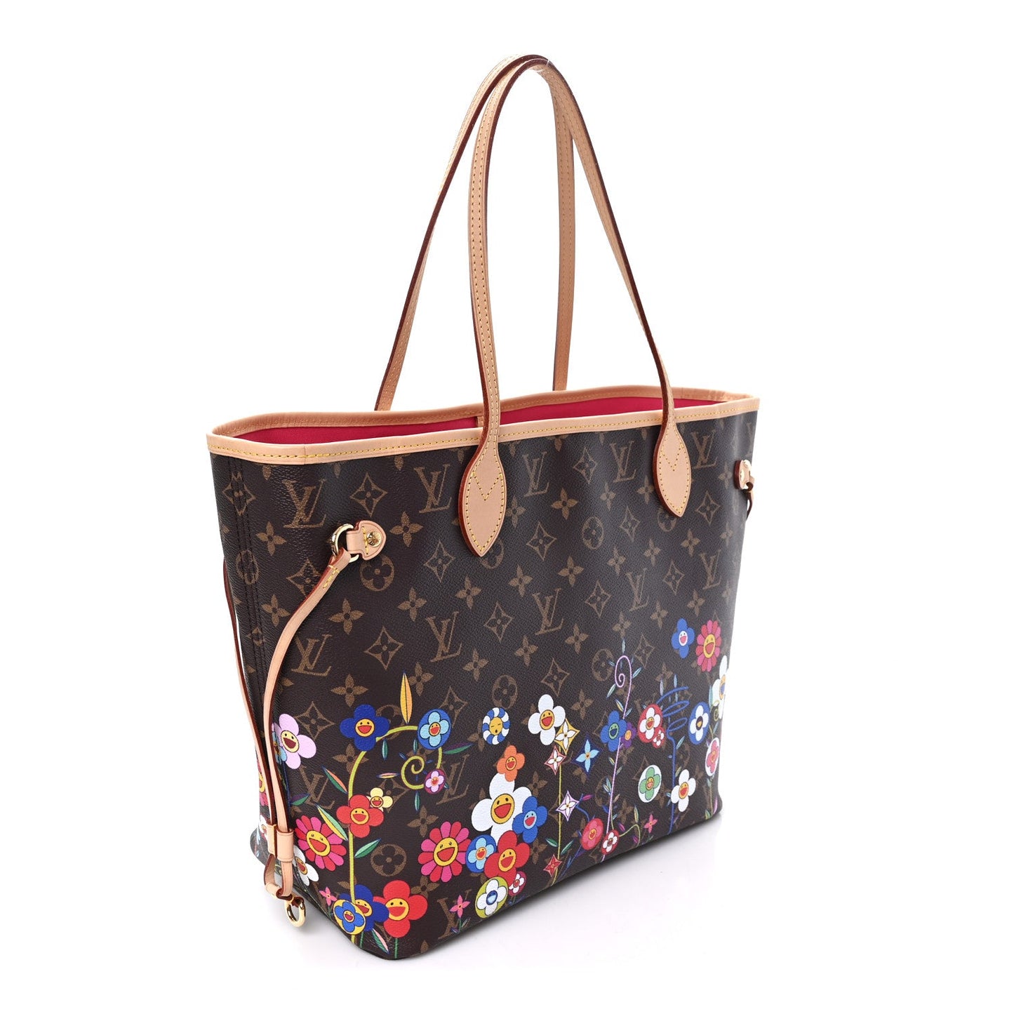 LV X TM Monogram Flowers Neverfull MM