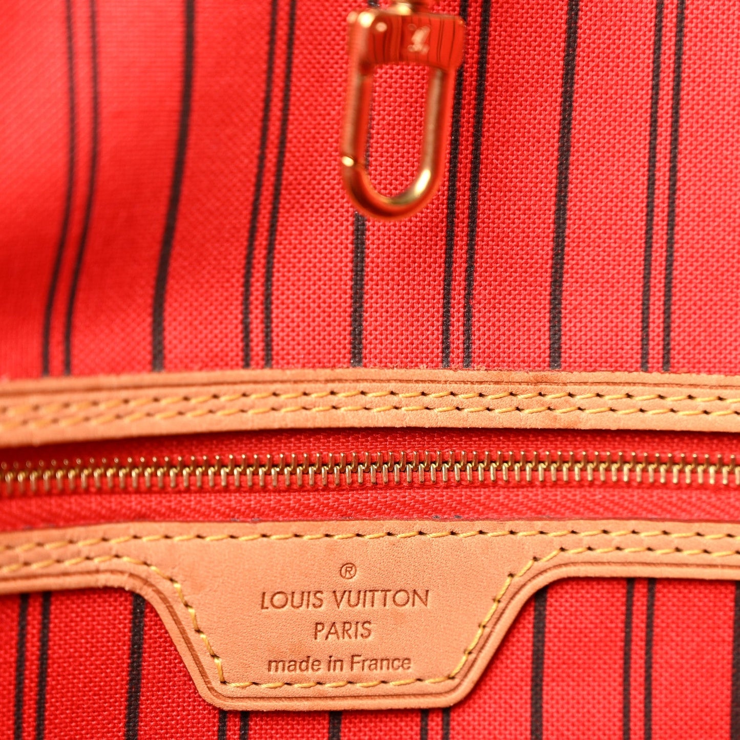 Monogram Jungle Dots Neo Neverfull MM Coquelicot Denim