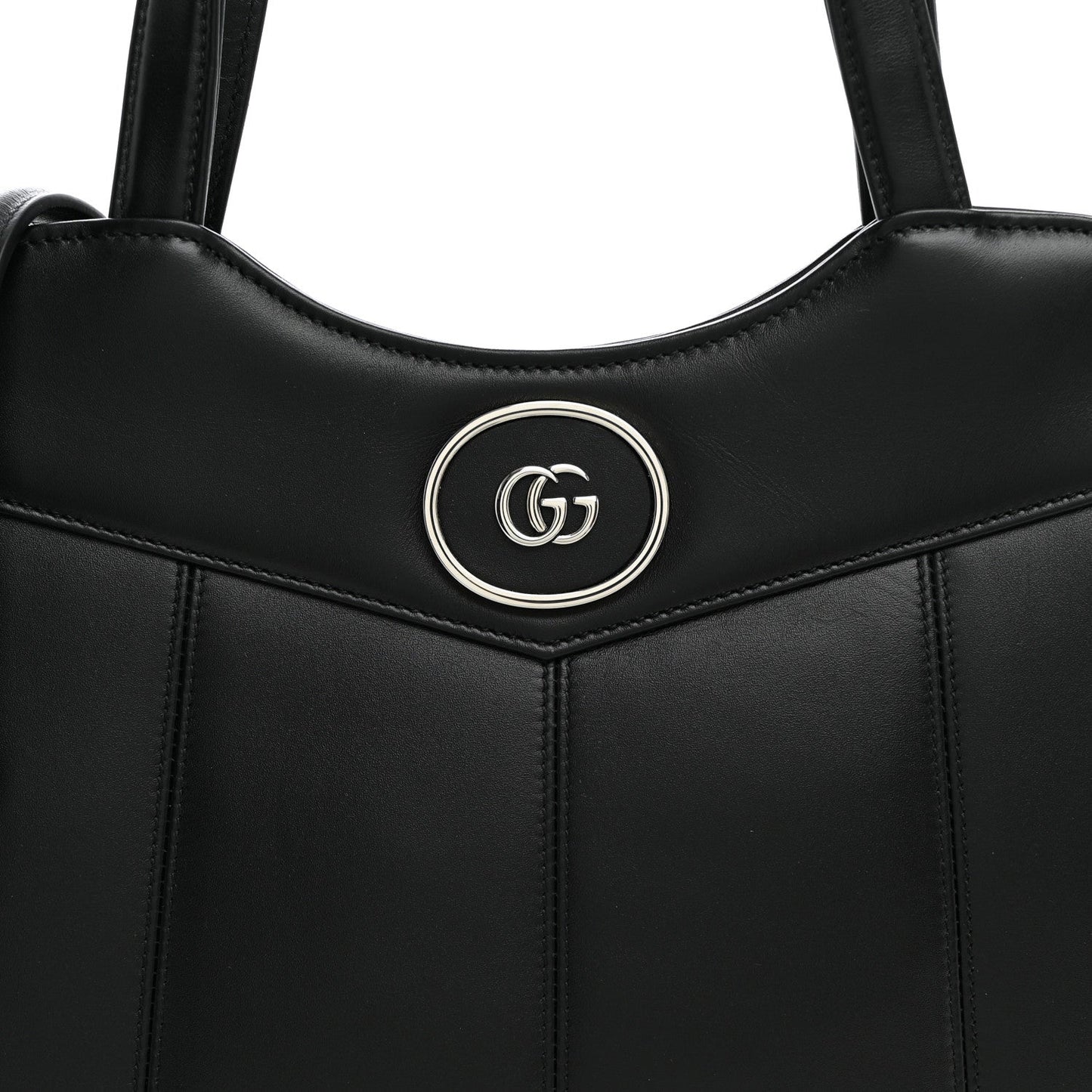 Calfskin Petite GG Small Tote Bag Black