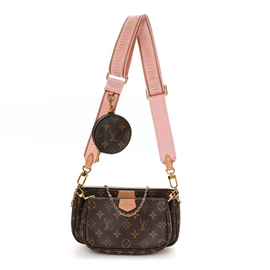 Monogram Multi Pochette Accessories Rose Clair