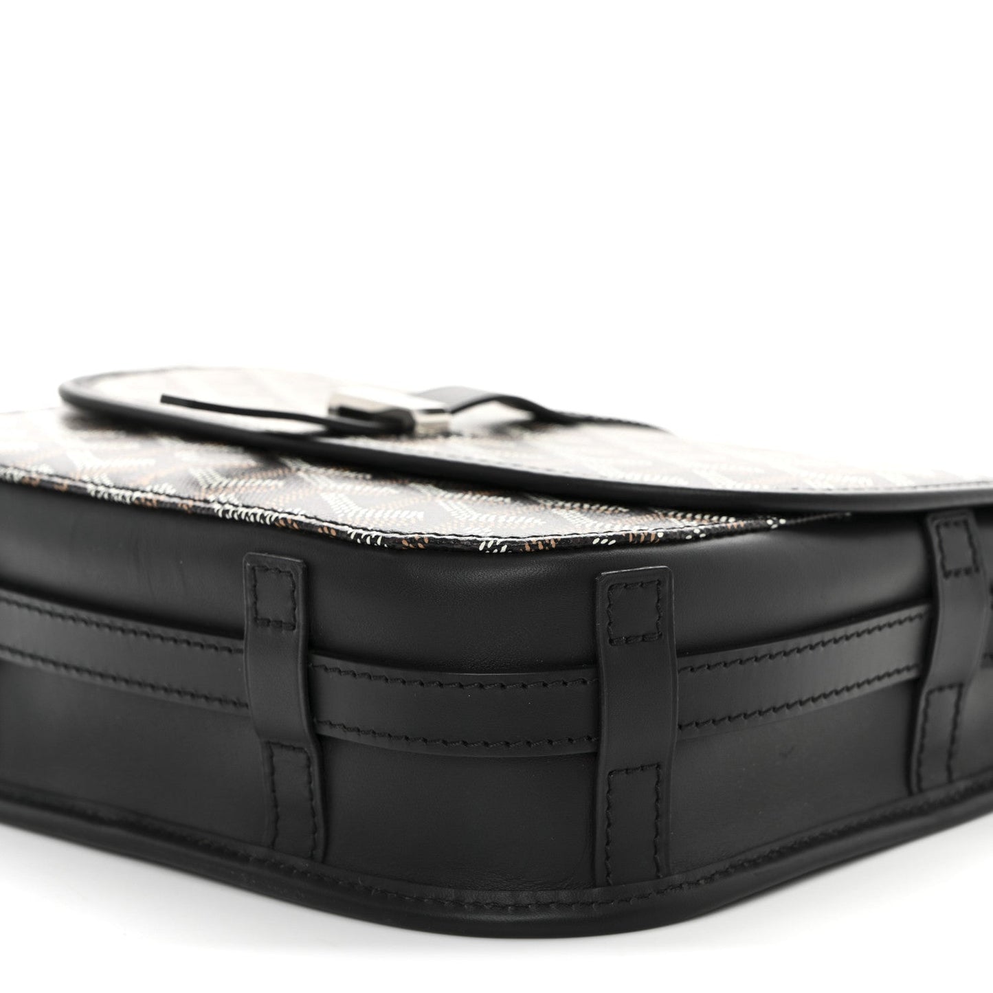 Goyardine Belvedere II PM Messenger Bag Black