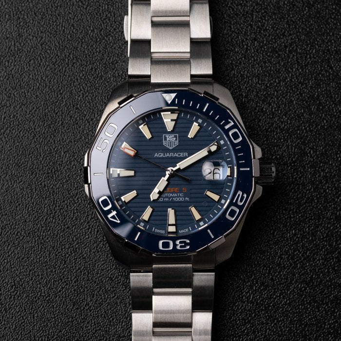 Tag Heuer Aquaracer Blue Dial Watch for Men - WAY211C.BA0928