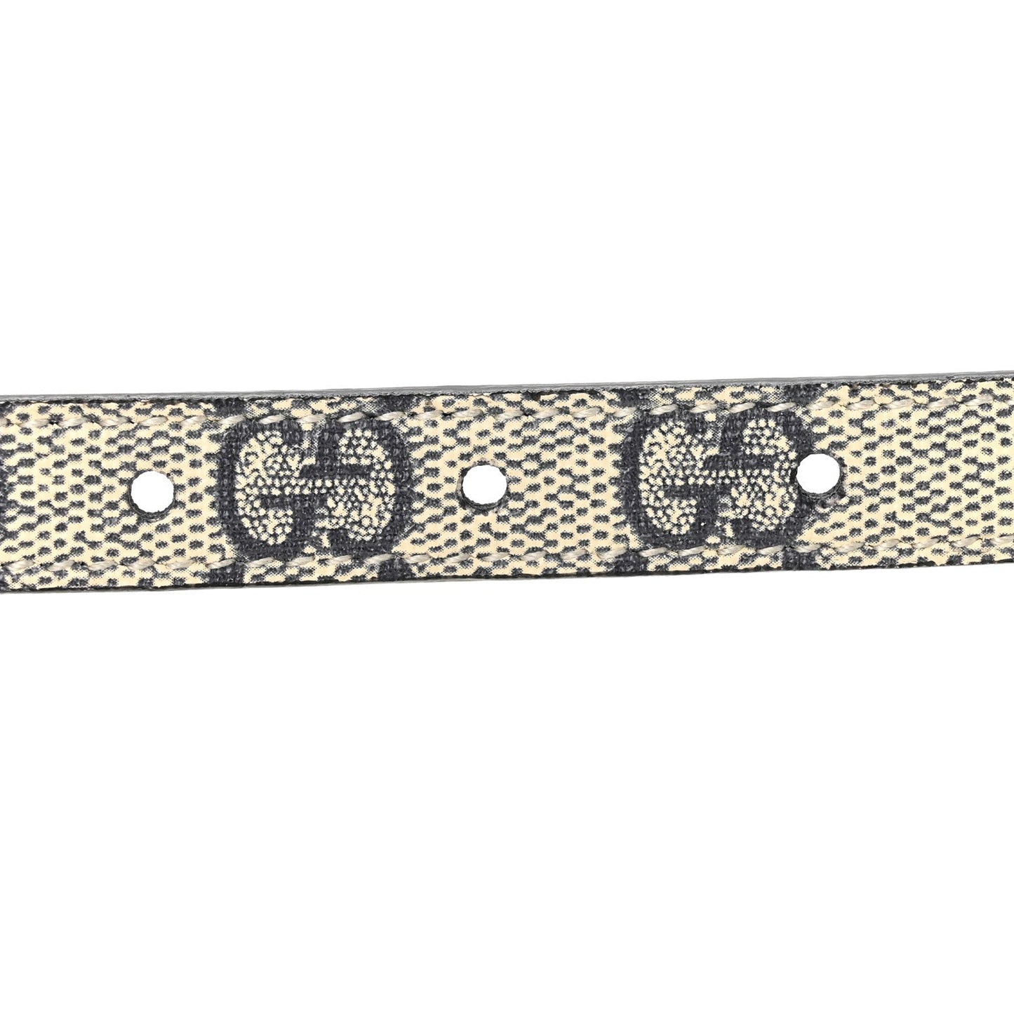 GG Supreme Monogram Jackie 1961 15mm Belt 70 28 Beige Blue