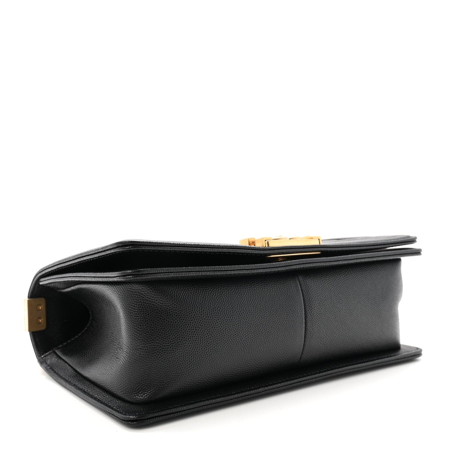 Caviar Quilted Medium Boy Flap Black