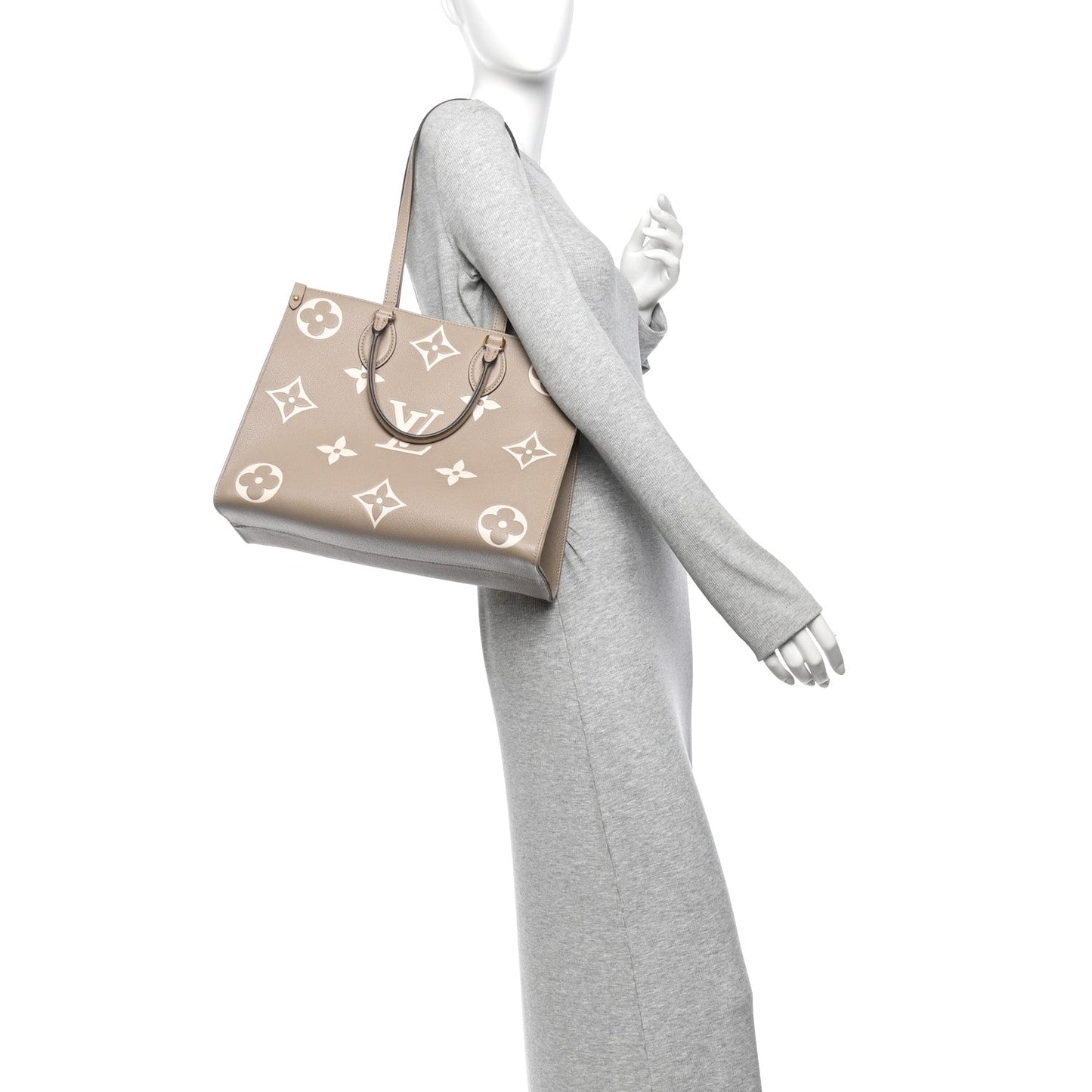 Empreinte Monogram Giant Onthego MM Tourterelle Creme