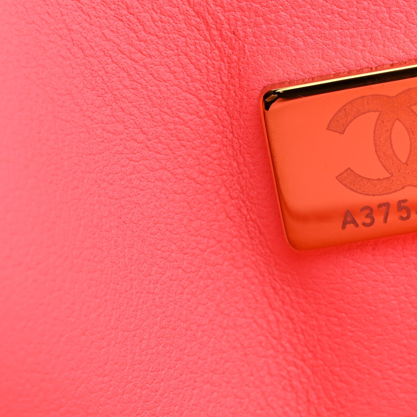 Lambskin Quilted Medium Hollywood Charms Double Flap Coral Pink