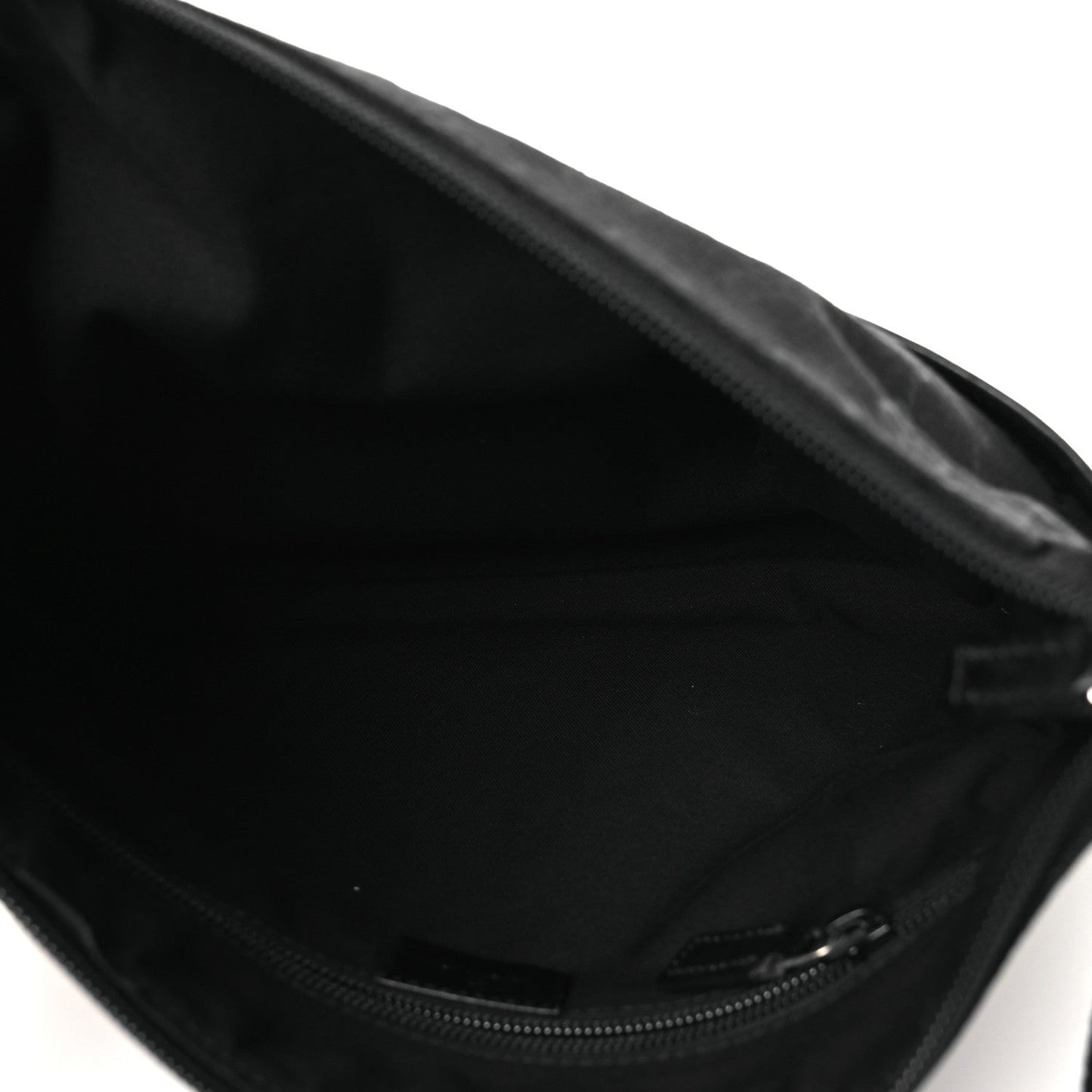 Monogram Calfskin Perforated Medium Flat Messenger Bag Black