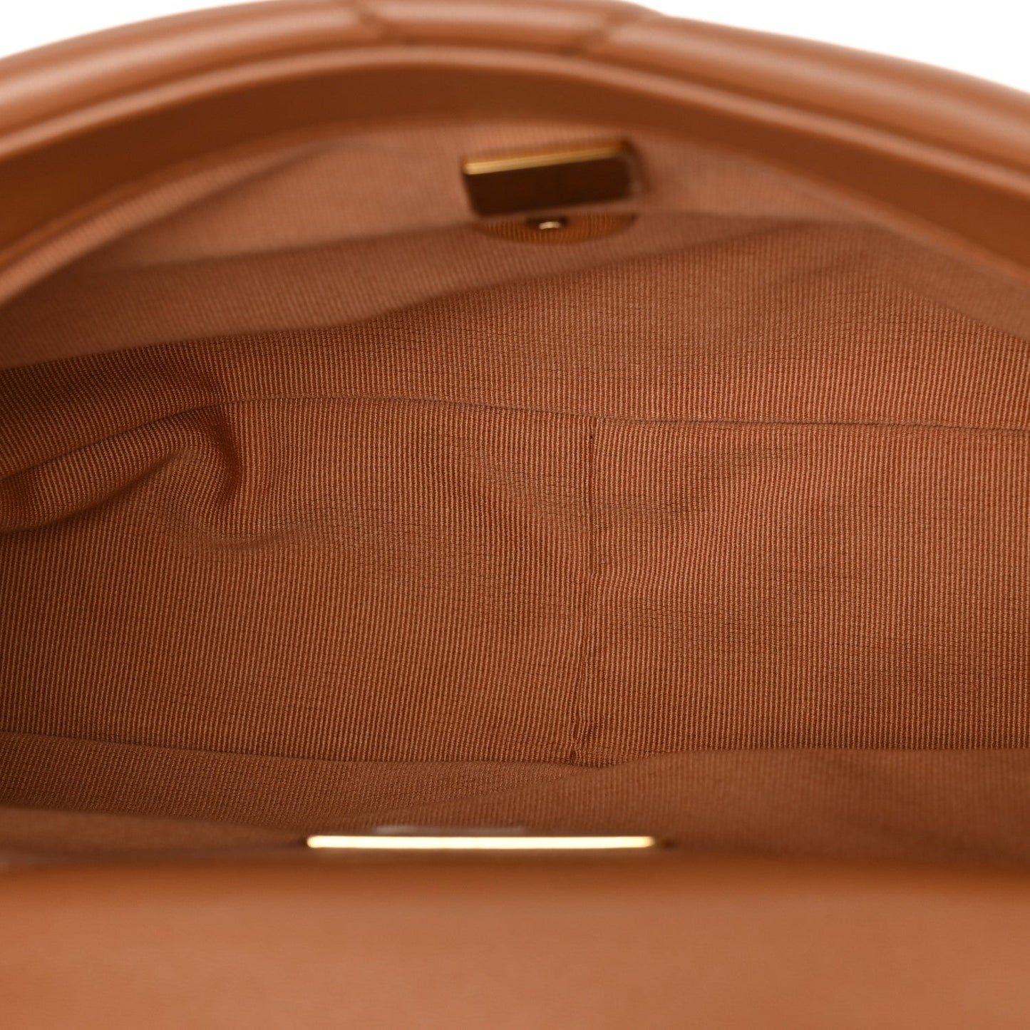 Lambskin Quilted Medium Chanel 19 Flap Brown