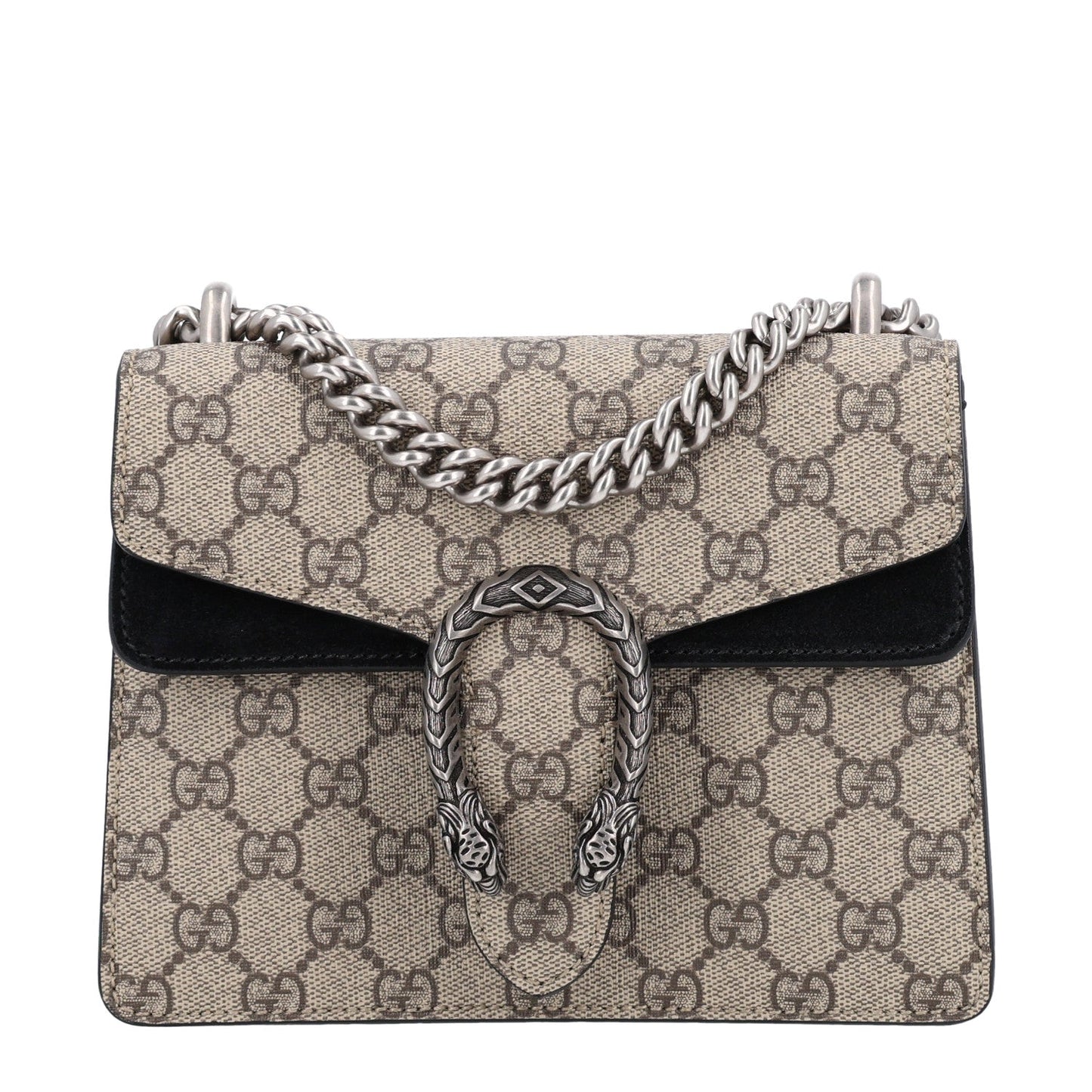 GG Supreme Monogram Mini Dionysus Shoulder Bag Black