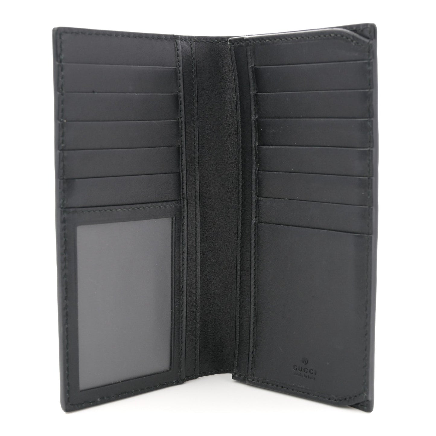Guccissima Long Wallet Black