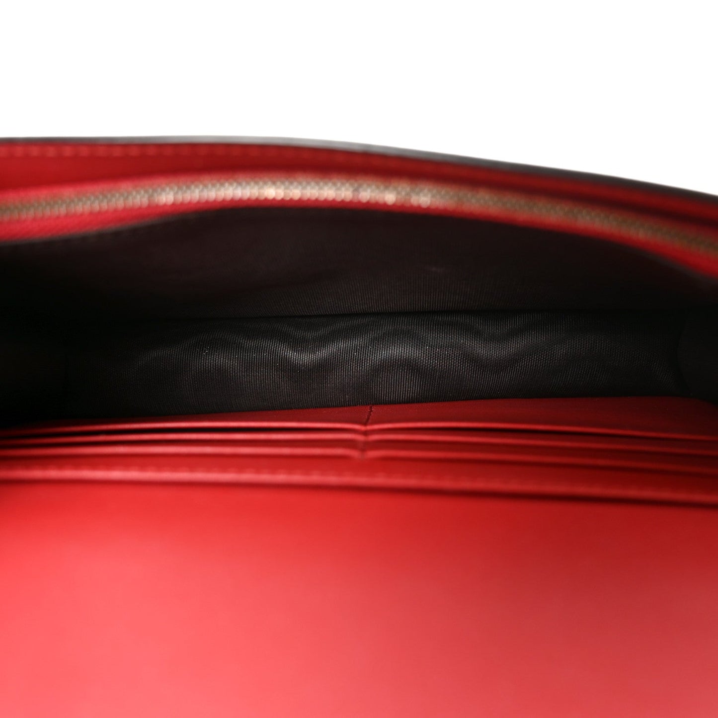Calfskin Queen Margaret Chain Wallet Blue Agata Hibiscus Red Mystic White