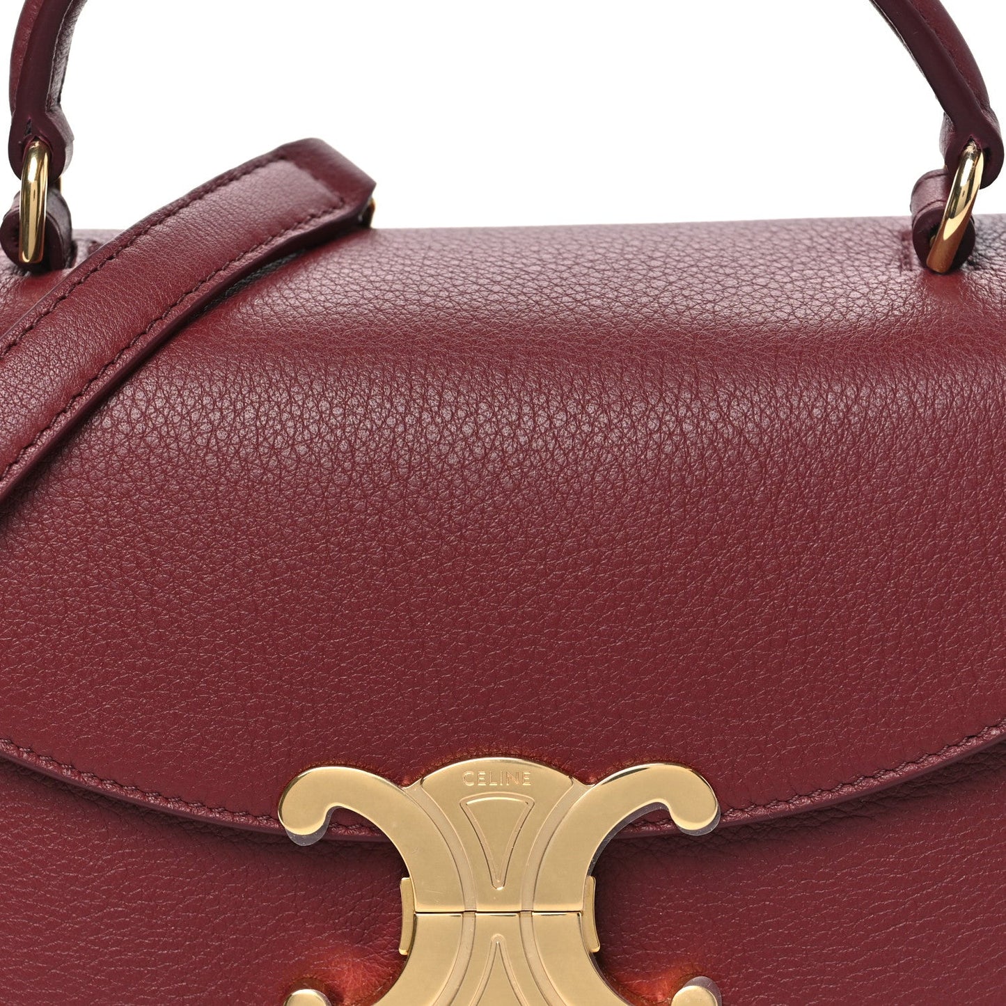 Supple Grained Calfskin Teen Nino Light Burgundy