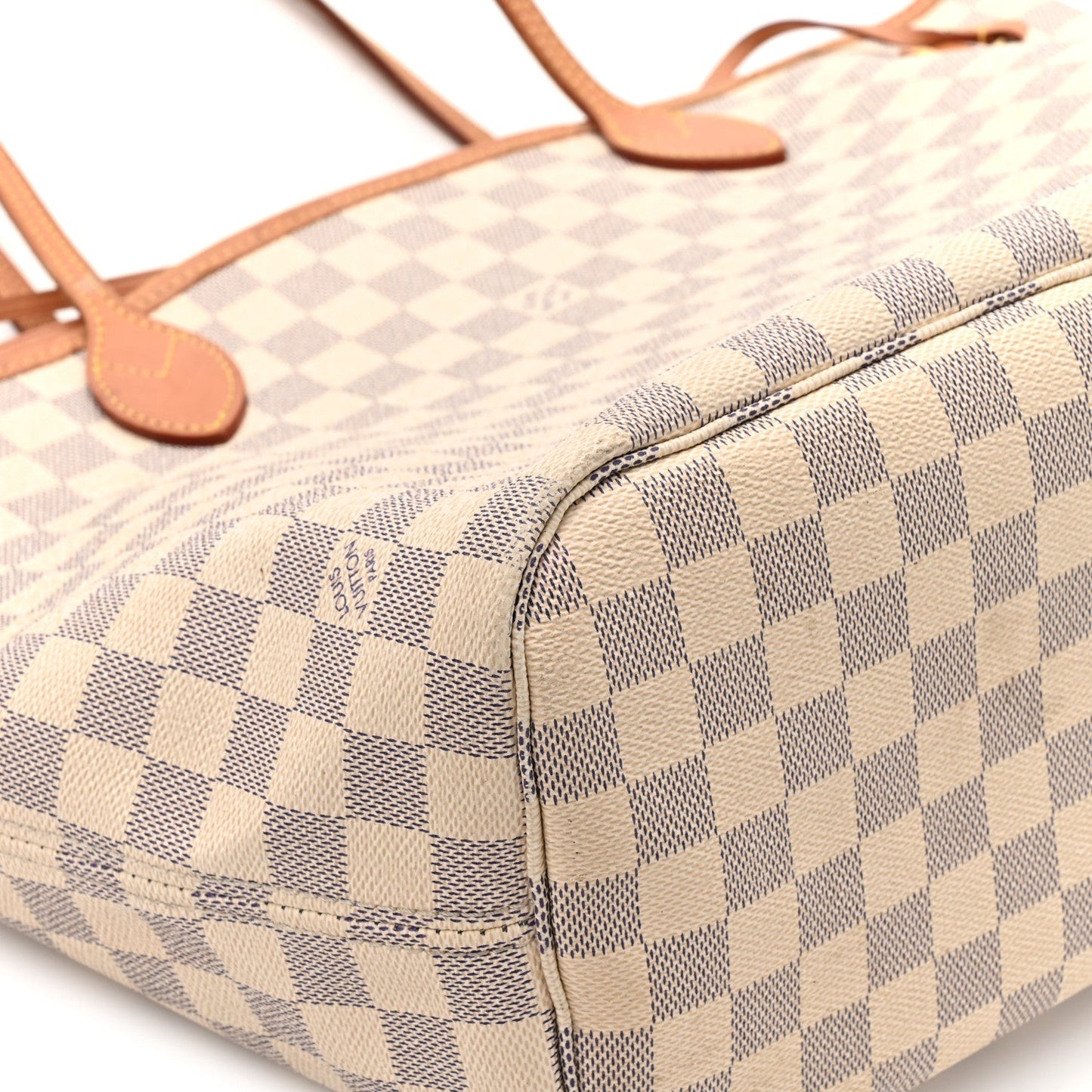 Damier Azur Neo Neverfull MM Rose Ballerine