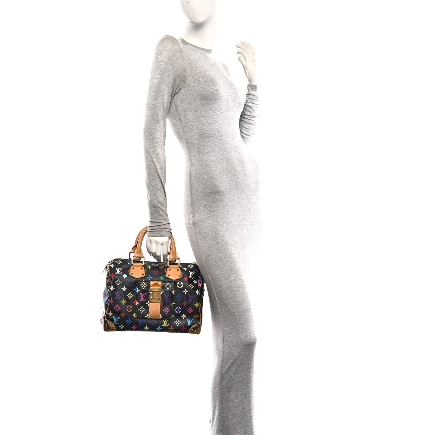 Monogram Multicolor Speedy 30 Black