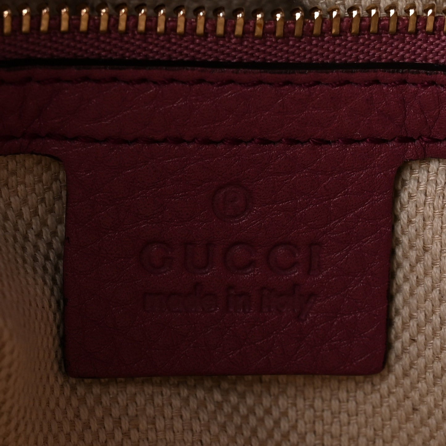 Pebbled Calfskin Medium Soho Chain Shoulder Bag Peonia Flower