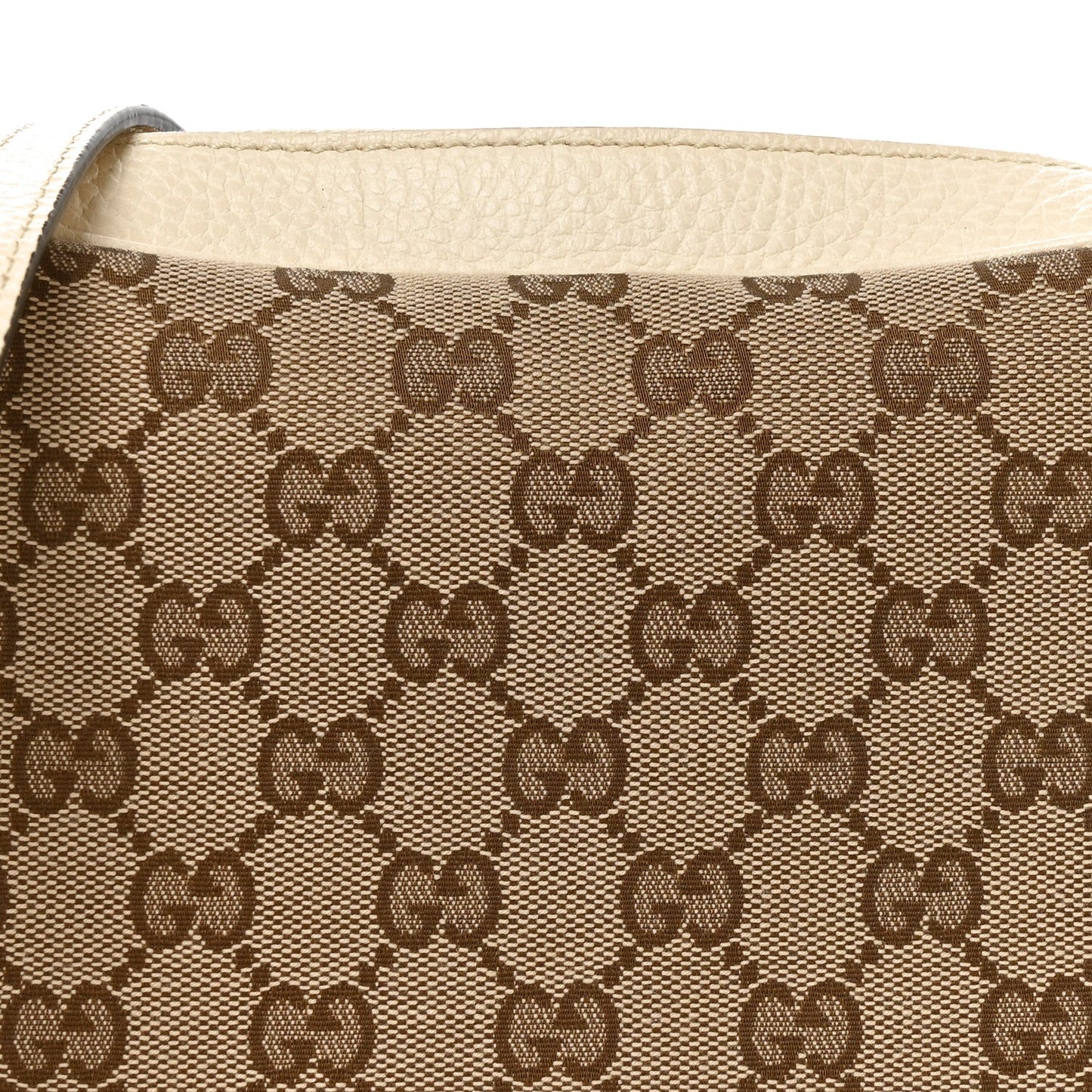 Monogram Dollar Calfskin Mini Bree Messenger Bag Beige Ebony Avoire