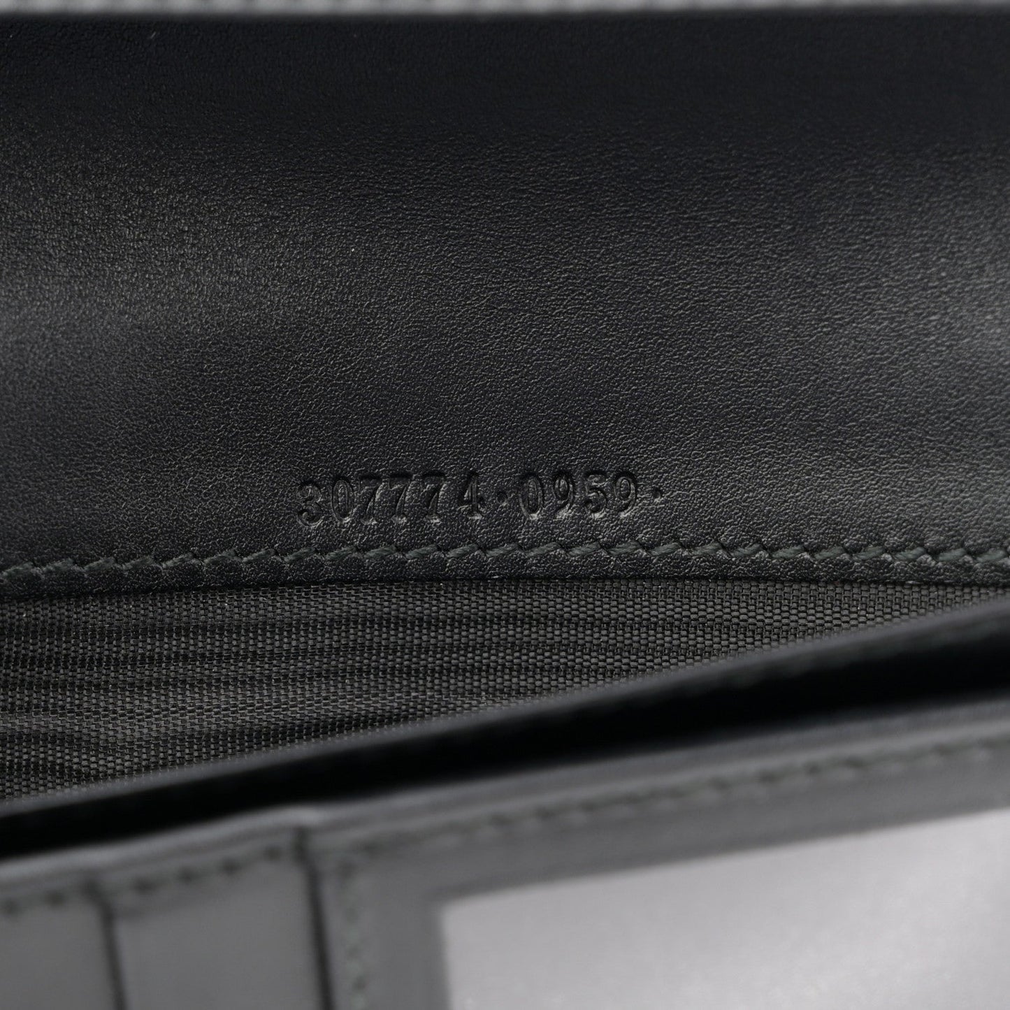 Guccissima Long Wallet Black