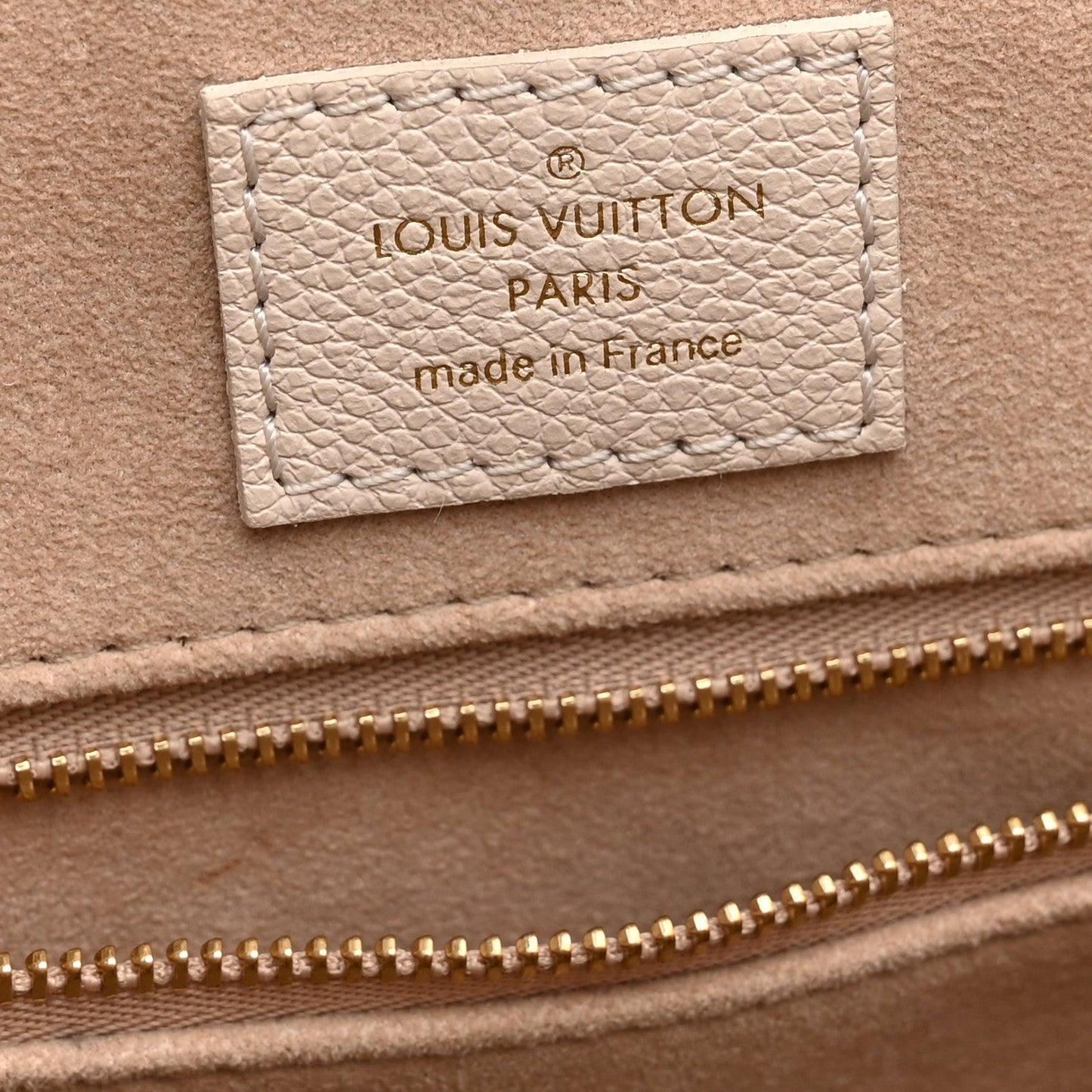 Empreinte Monogram Spring In The City Onthego MM Kaki Beige Cream
