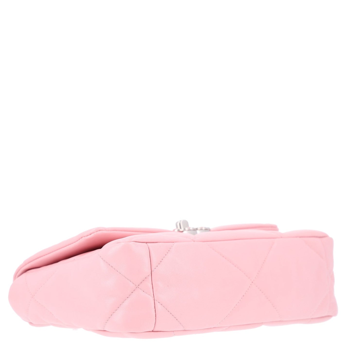 Lambskin Quilted Medium Chanel 19 Flap Light Pink