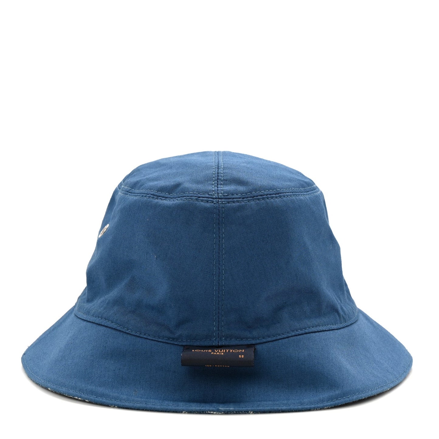 Monogram Denim Transformable Bob Bucket Hat 58 Blue