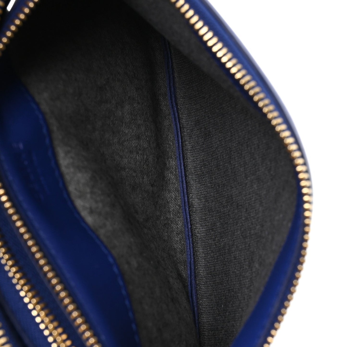 Lambskin Small Trio Crossbody Bag Indigo