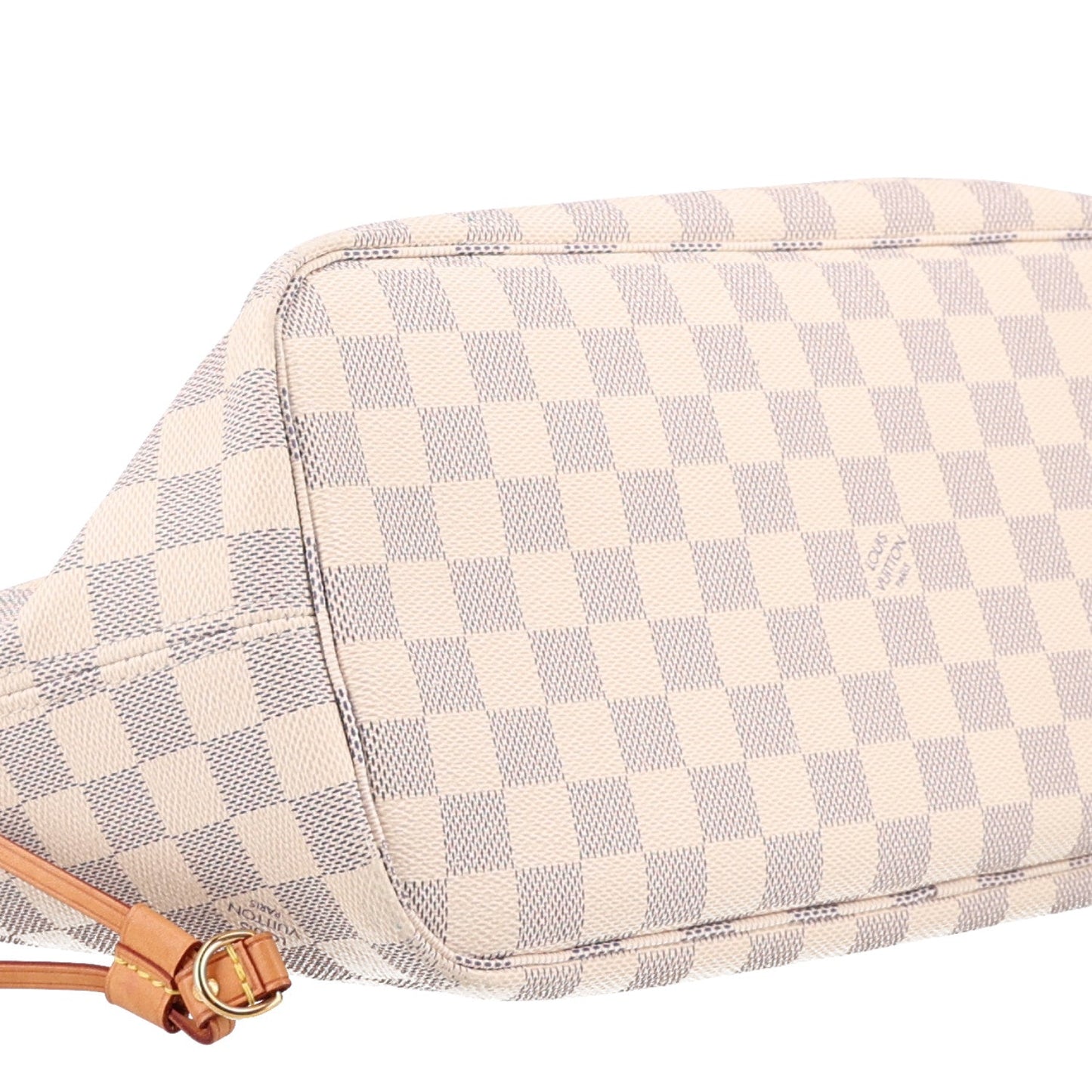 Damier Azur Neo Neverfull MM Rose Ballerine