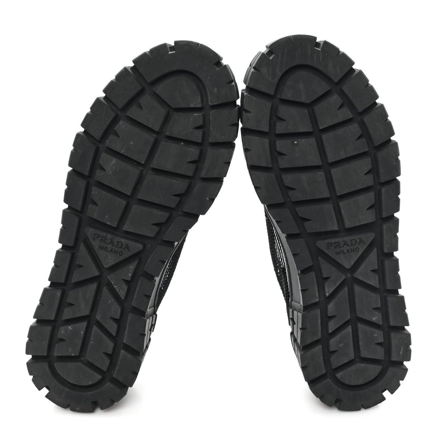Paillettes Triangle Logo Double Wheel 50mm Sneakers 37 Black