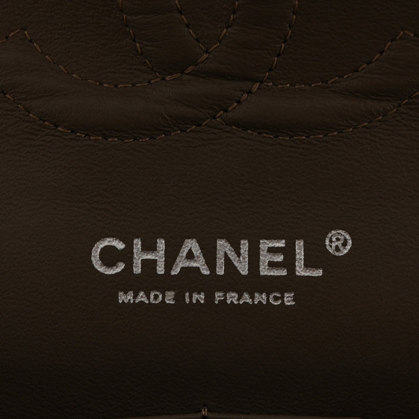 Caviar Quilted Medium Double Flap Taupe