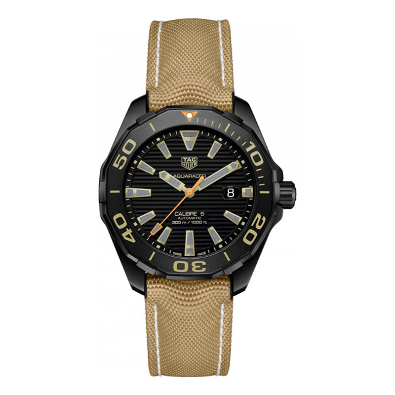 Tag Heuer Aquaracer Black Dial Watch for Men - WAY208C.FC6383
