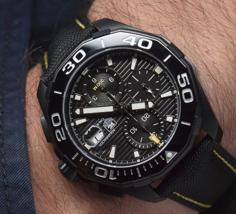 Tag Heuer Aquaracer PVD Black Dial Watch for Men - CAY218A.FC6361