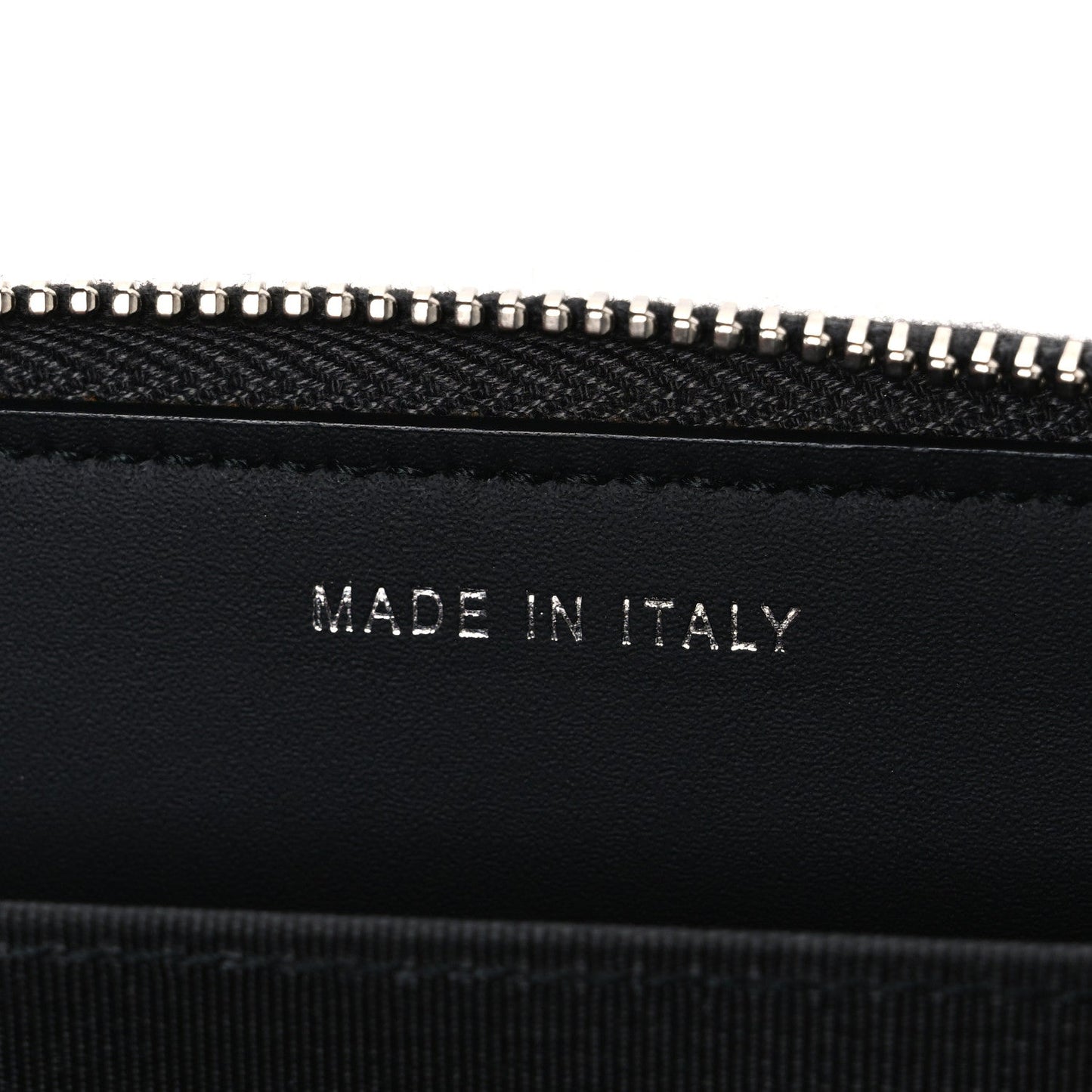 Lambskin Studded Small Timeless CC Zip Around Wallet Black