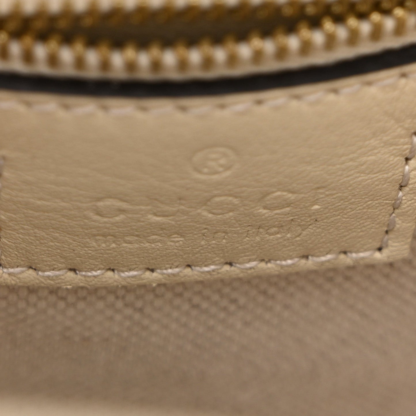 Arabella Calfskin Horsebit 73 Mini Bucket Bag White