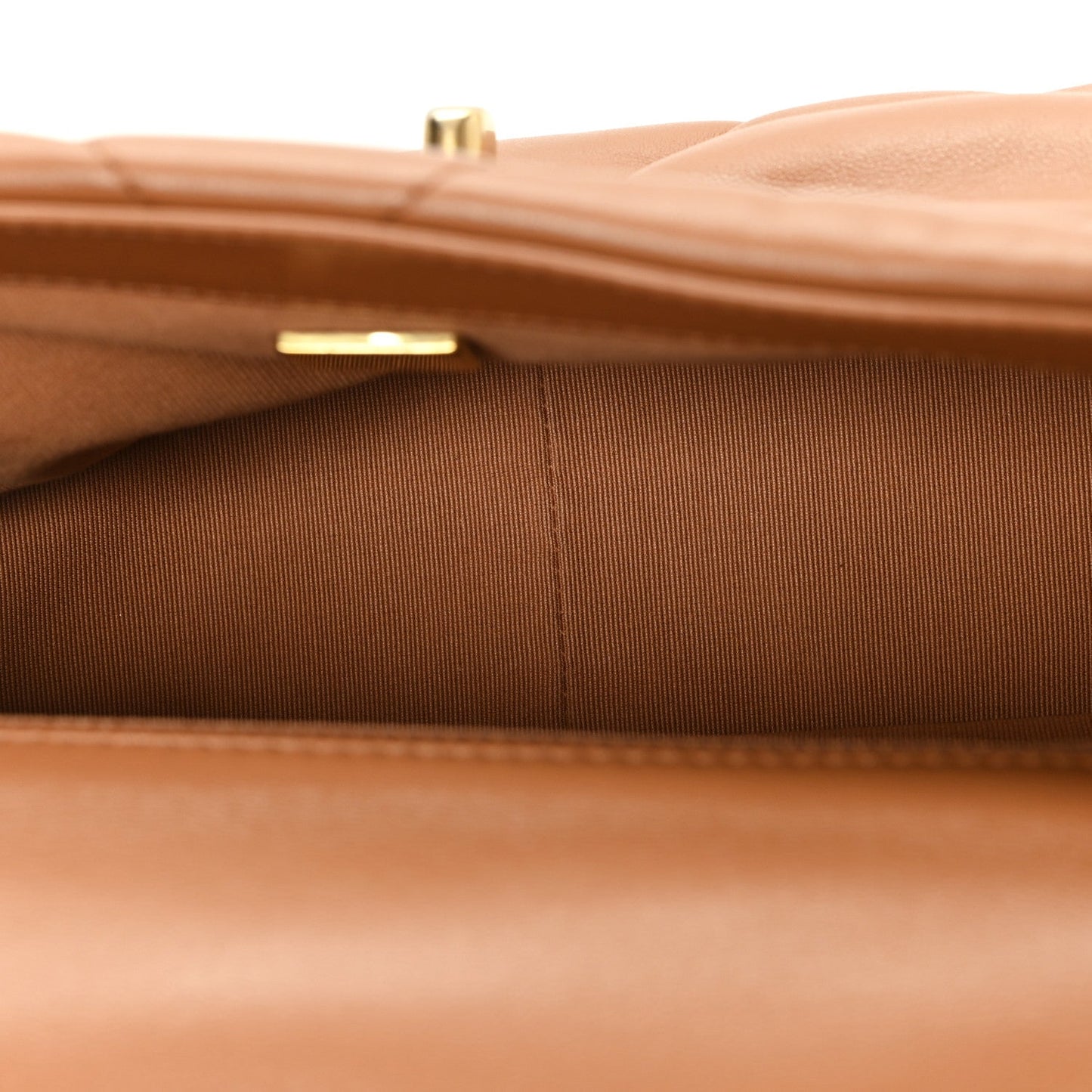 Lambskin Quilted Medium Chanel 19 Flap Brown