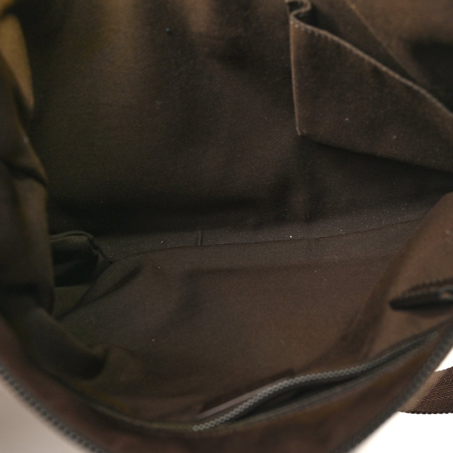 Monogram Calfskin Perforated Medium Flat Messenger Bag Dark Brown