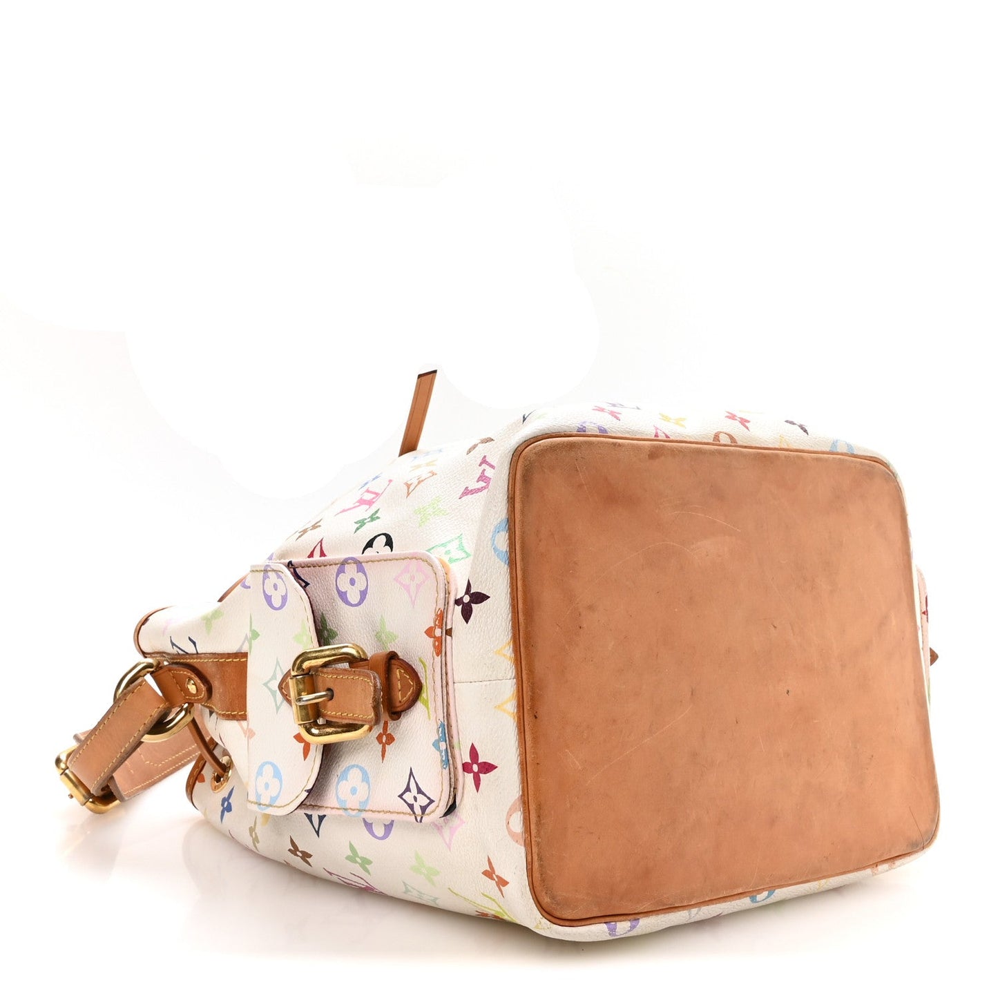 Monogram Multicolor Petit Noe White