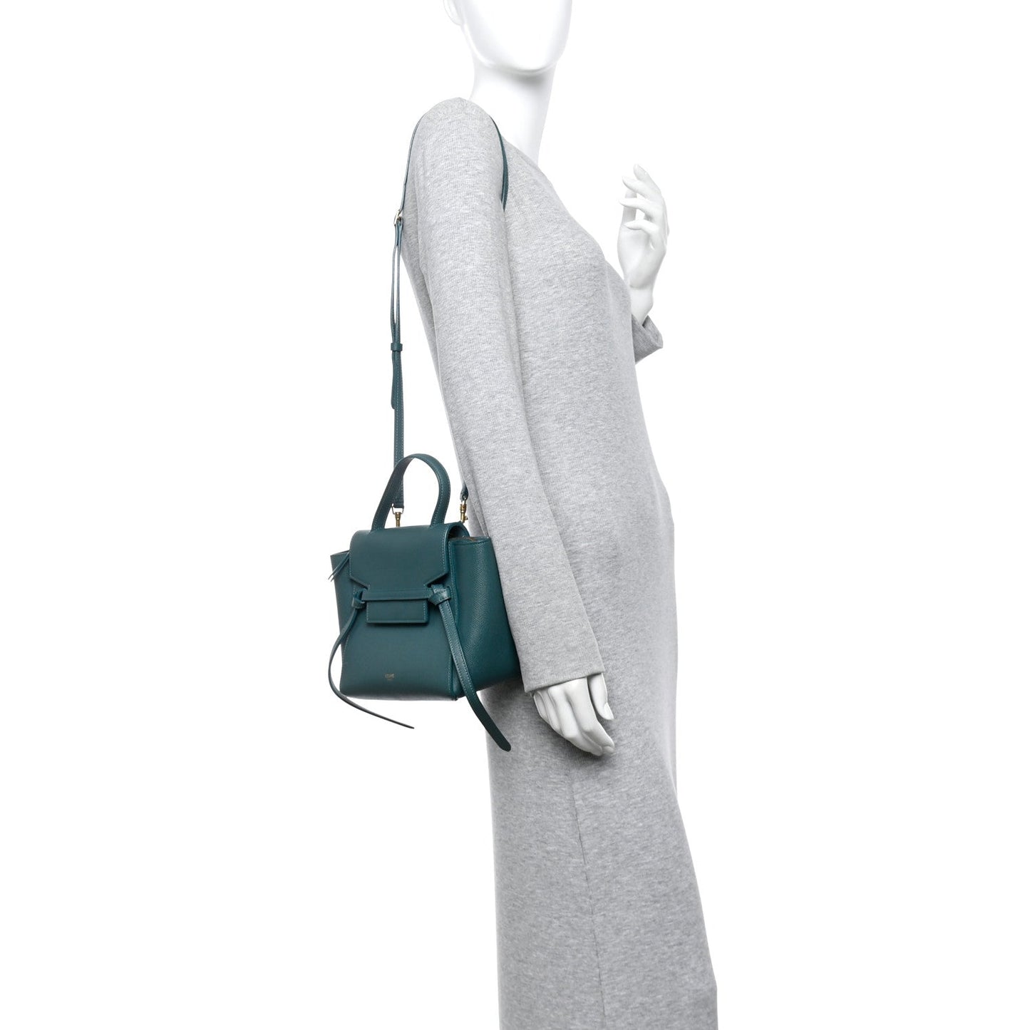 Grained Calfskin Nano Belt Bag Amazone