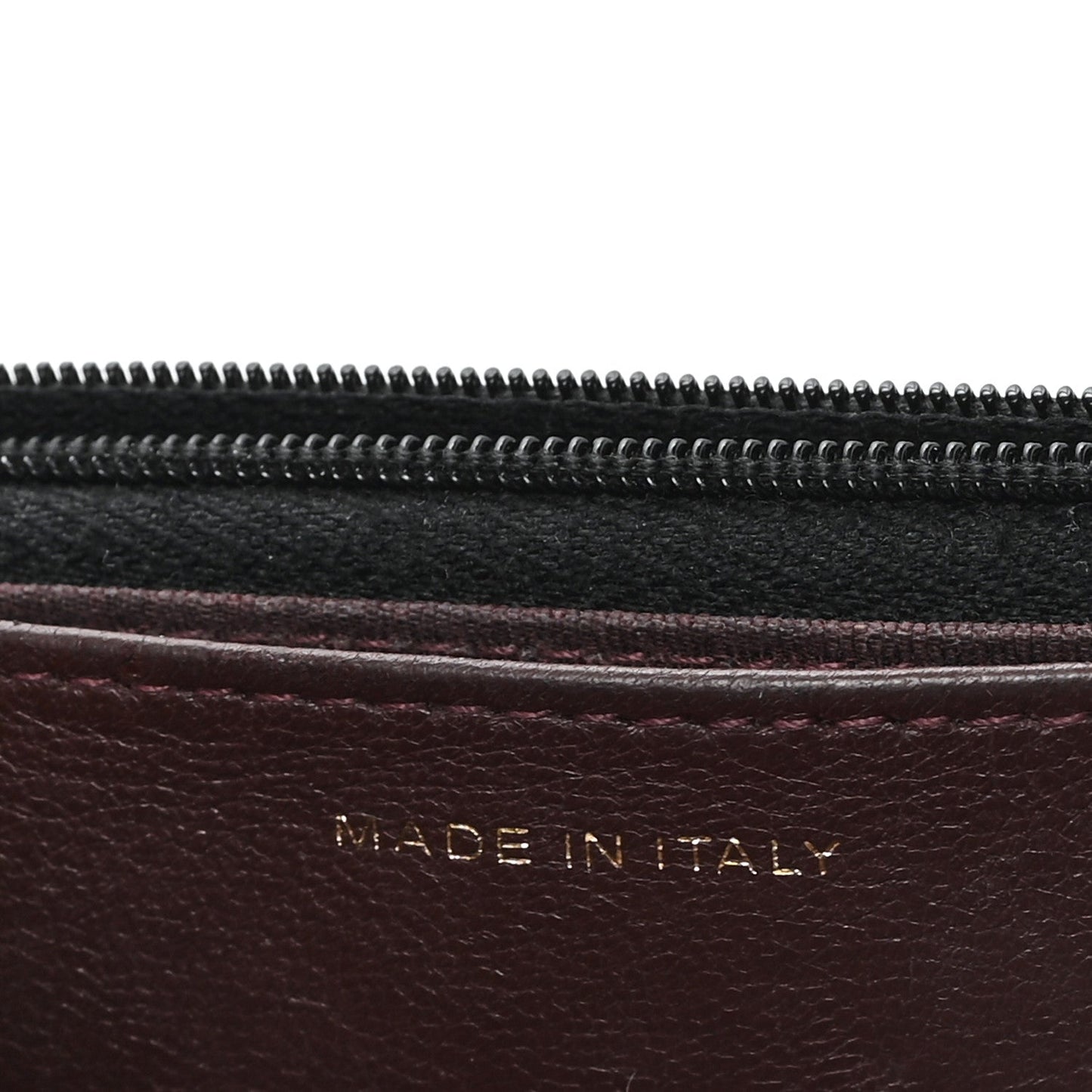 Lambskin Quilted Wallet On Chain WOC Black
