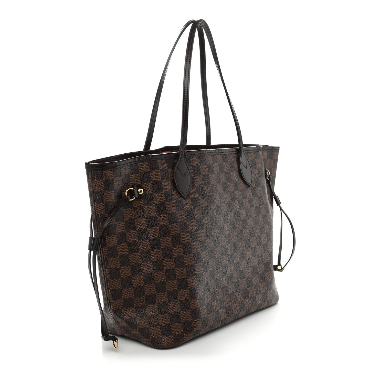 Damier Ebene Neo Neverfull MM Rose Ballerine
